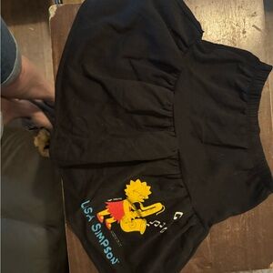 Lisa Simpson Kids Skirt in Black